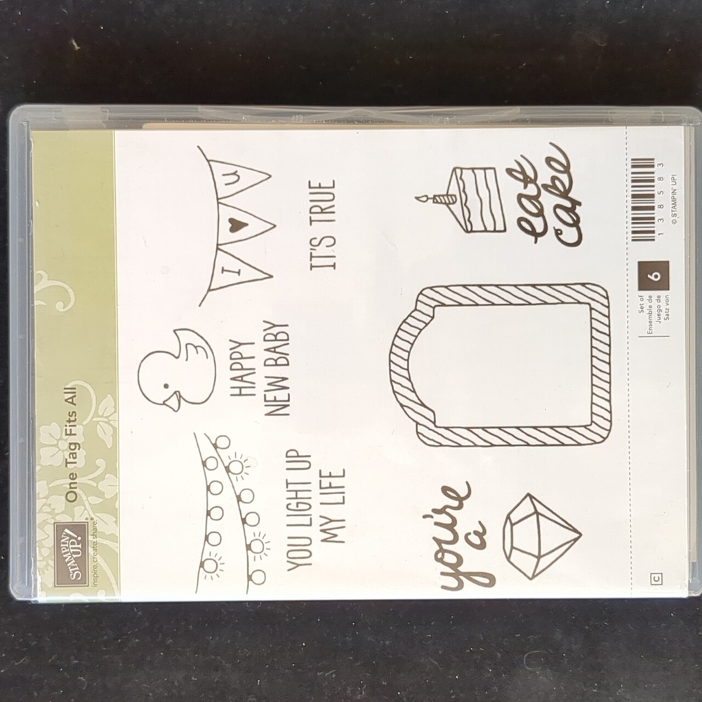 One Tag Fits All Stampin Up stamp set